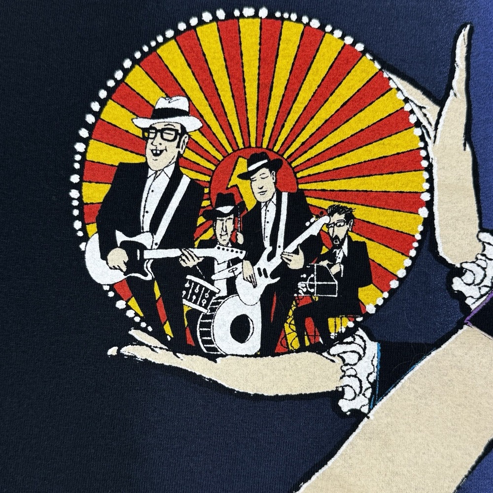 Elvis Costello and The Imposters Revolver Tour T Shirt Mens XL Black Band Biker‎ - Picture 5 of 10